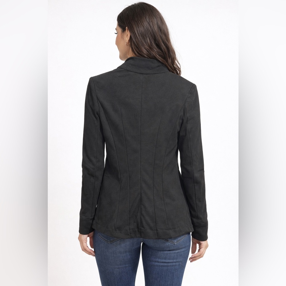 Le Château Black Open Front Office Blazer XXS - Picture 3 of 8